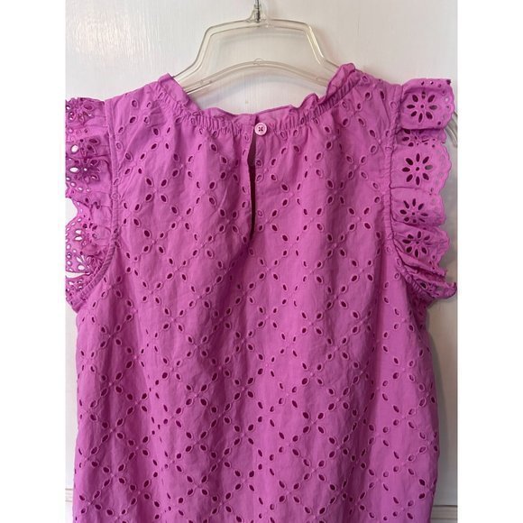 Matilda Jane Shift Into Spring pink/lavender ‎ eye-let Dress Size Sm - Picture 9 of 14